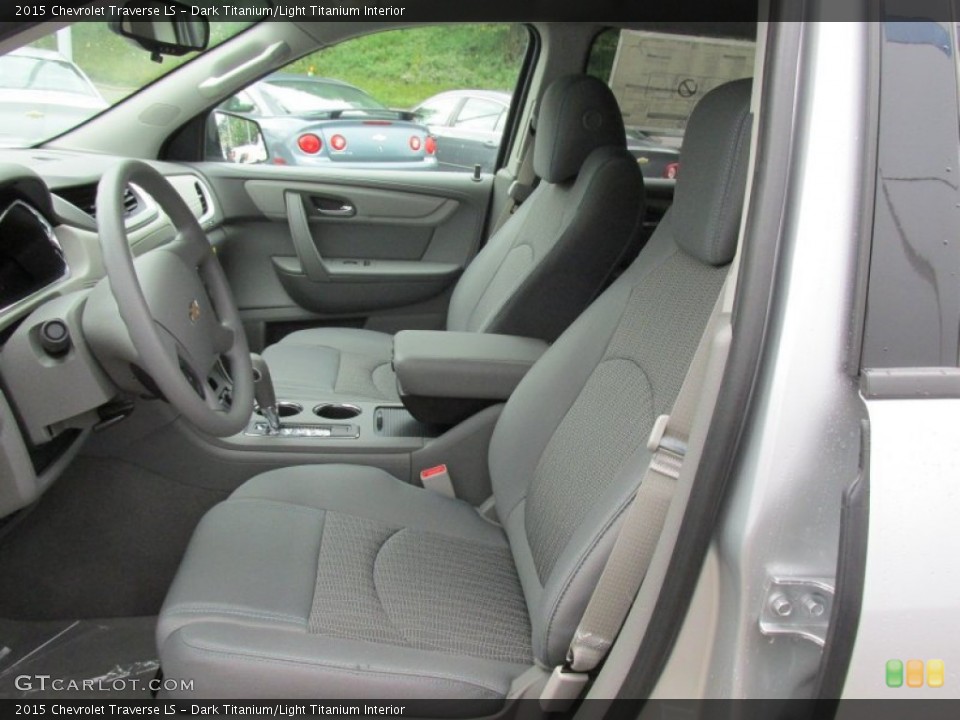 Dark Titanium/Light Titanium Interior Photo for the 2015 Chevrolet Traverse LS #95379734
