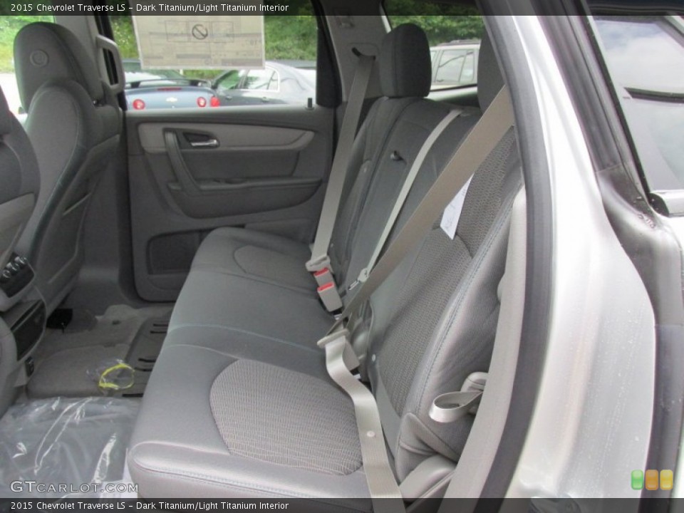 Dark Titanium/Light Titanium Interior Rear Seat for the 2015 Chevrolet Traverse LS #95379764