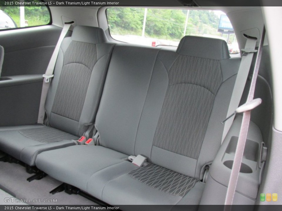 Dark Titanium/Light Titanium Interior Rear Seat for the 2015 Chevrolet Traverse LS #95379782