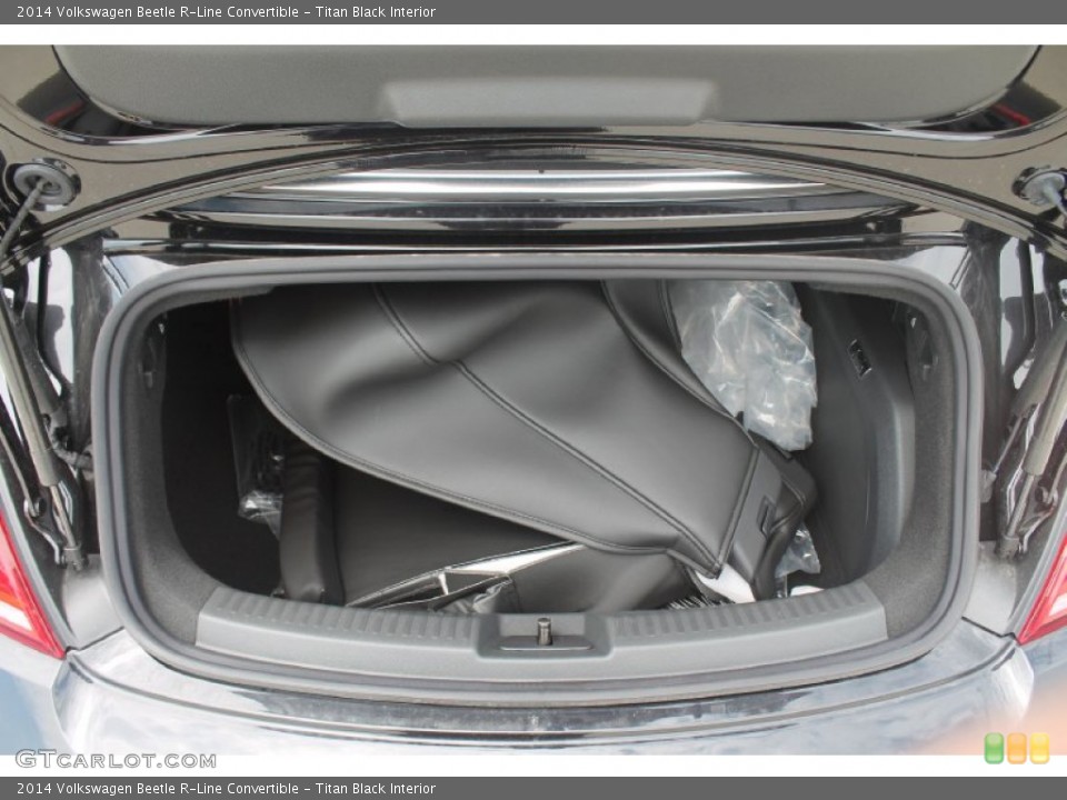 Titan Black Interior Trunk for the 2014 Volkswagen Beetle R-Line Convertible #95386826