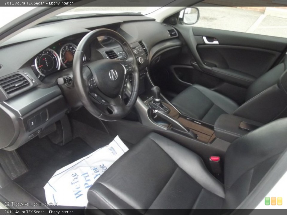 Ebony Interior Photo for the 2011 Acura TSX Sedan #95389589