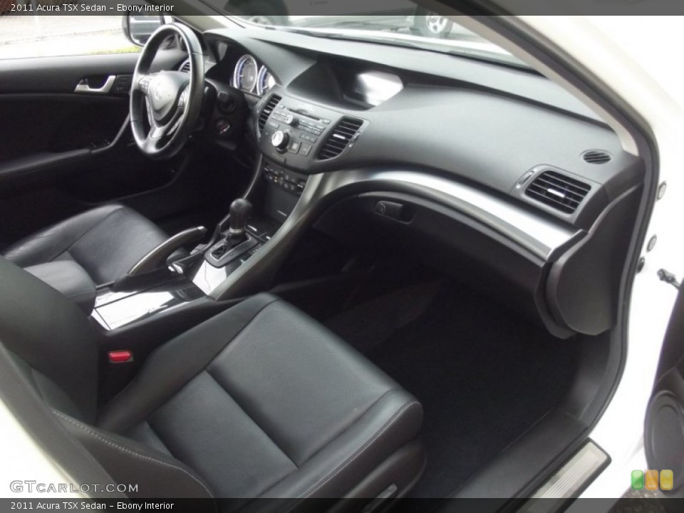Ebony Interior Dashboard for the 2011 Acura TSX Sedan #95389643
