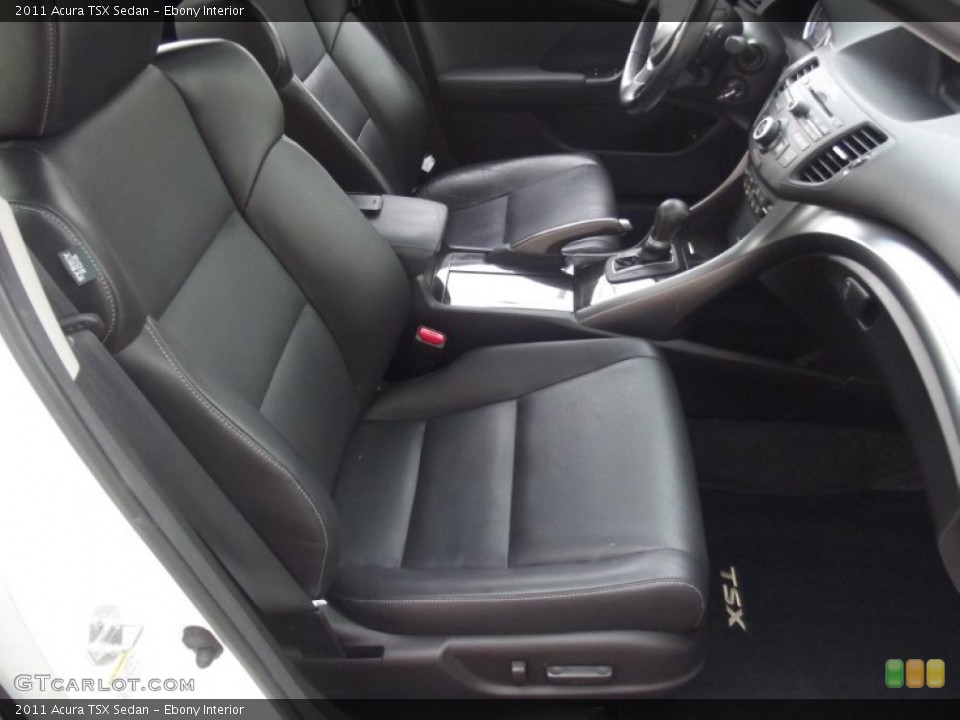 Ebony Interior Front Seat for the 2011 Acura TSX Sedan #95389655