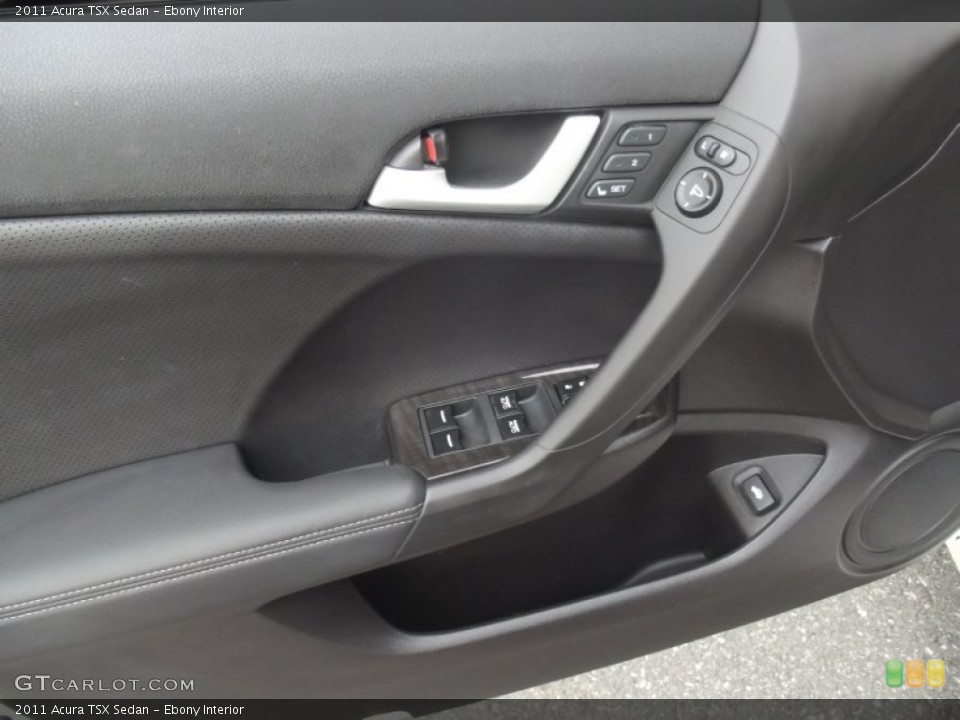 Ebony Interior Controls for the 2011 Acura TSX Sedan #95389661