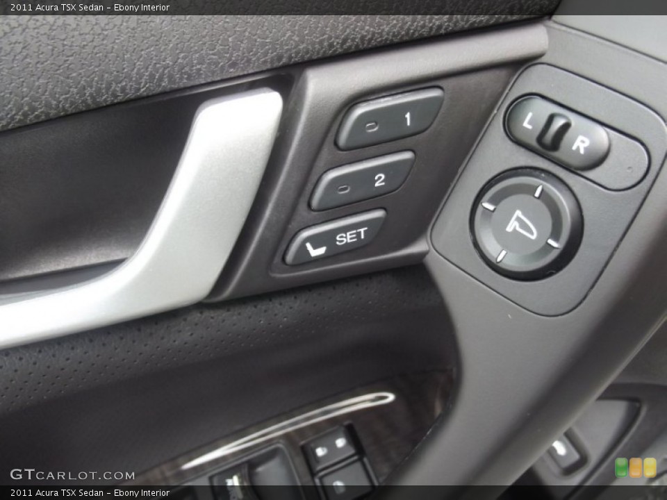 Ebony Interior Controls for the 2011 Acura TSX Sedan #95389799
