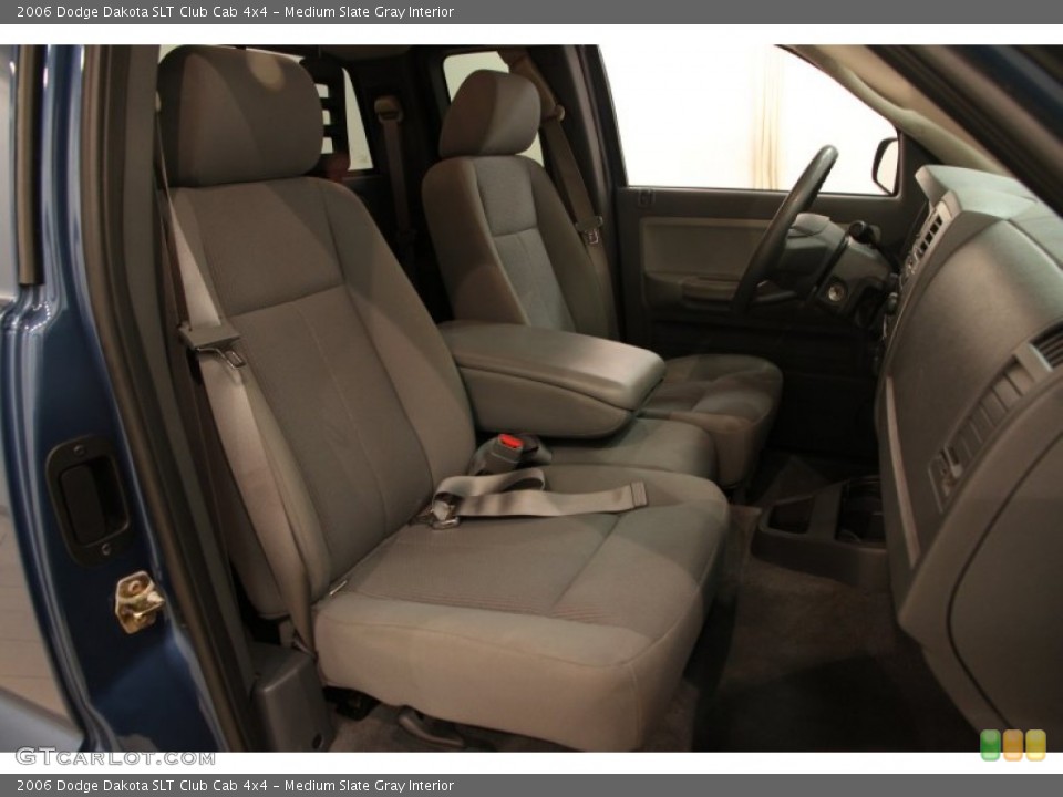Medium Slate Gray Interior Front Seat for the 2006 Dodge Dakota SLT Club Cab 4x4 #95392450