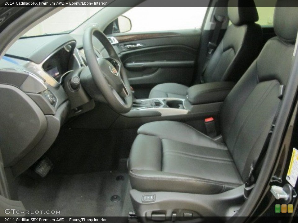 Ebony/Ebony Interior Front Seat for the 2014 Cadillac SRX Premium AWD #95392708