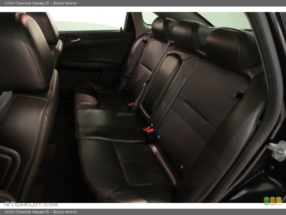 Ebony Interior Rear Seat for the 2009 Chevrolet Impala SS #95395763