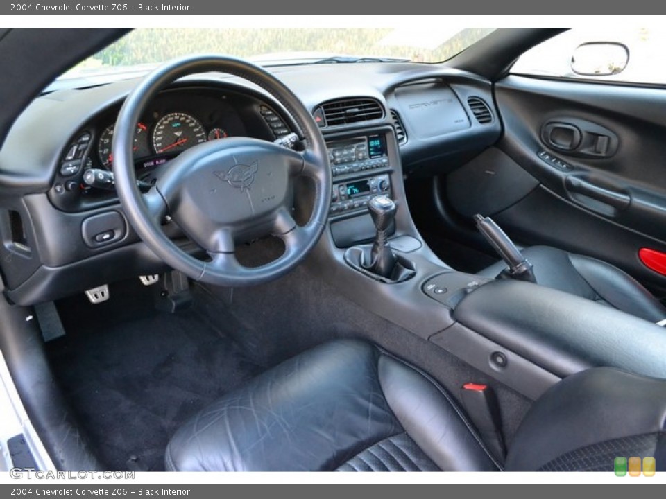 Black Interior Photo for the 2004 Chevrolet Corvette Z06 #95398460