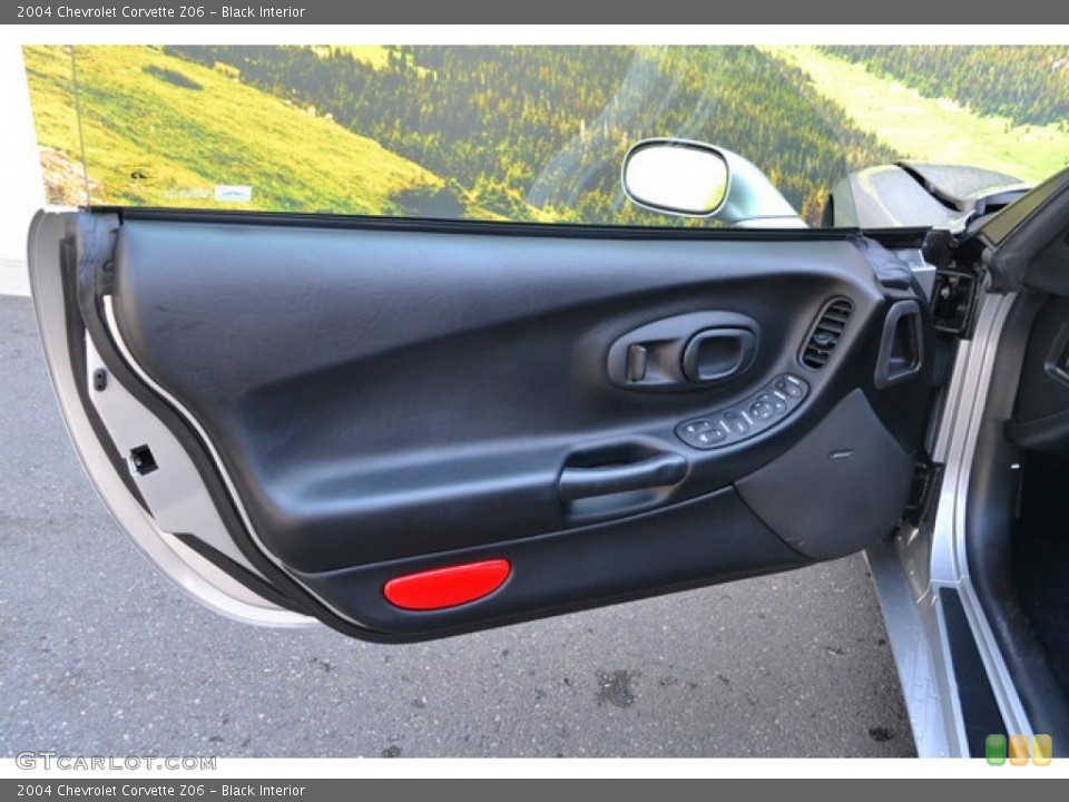 Black Interior Door Panel for the 2004 Chevrolet Corvette Z06 #95398826