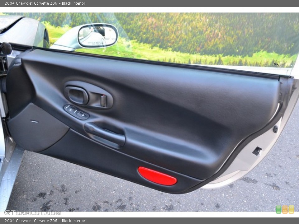 Black Interior Door Panel for the 2004 Chevrolet Corvette Z06 #95398859