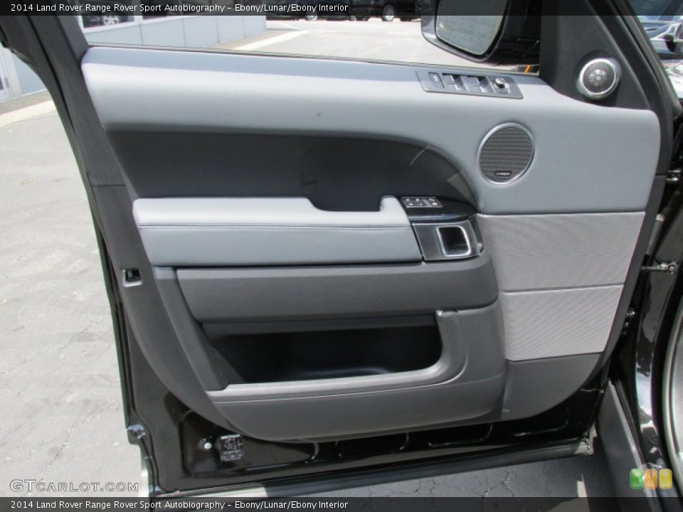 Ebony/Lunar/Ebony Interior Door Panel for the 2014 Land Rover Range Rover Sport Autobiography #95399387