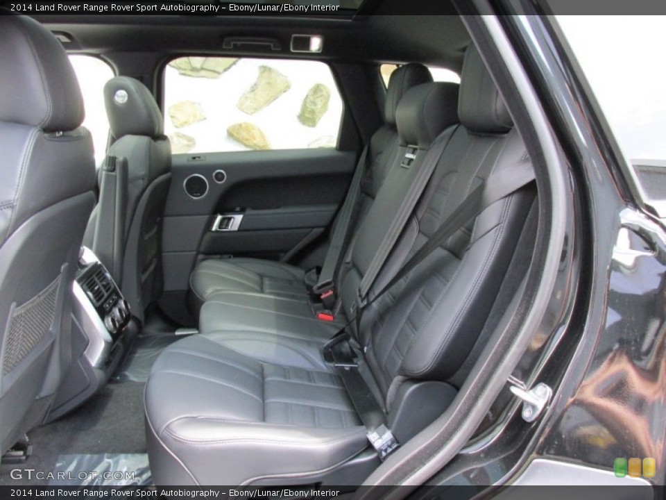 Ebony/Lunar/Ebony Interior Rear Seat for the 2014 Land Rover Range Rover Sport Autobiography #95399465