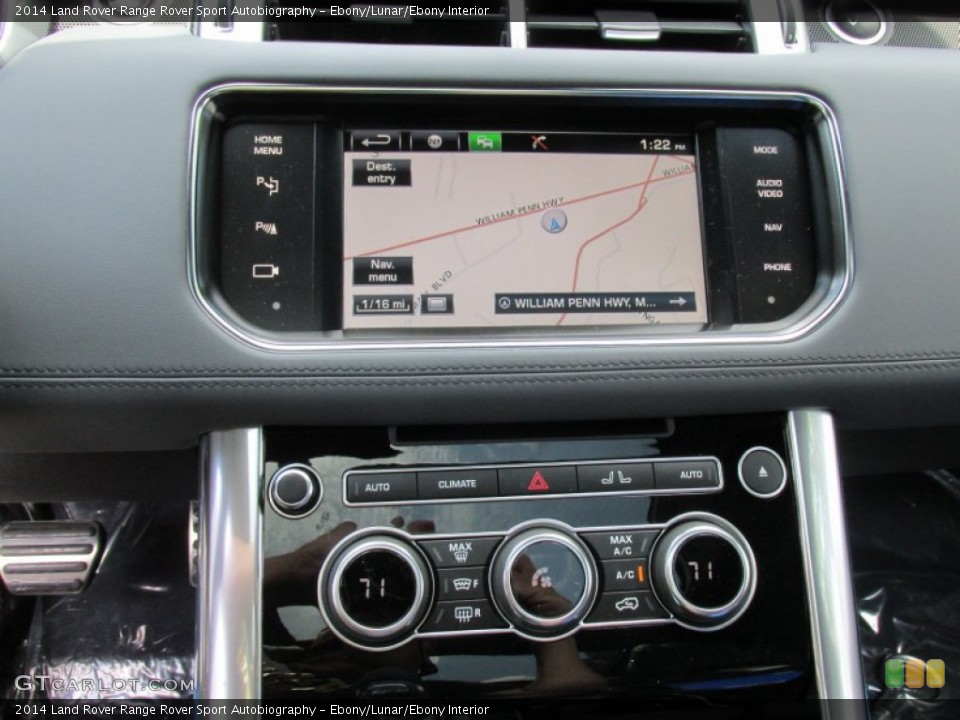 Ebony/Lunar/Ebony Interior Navigation for the 2014 Land Rover Range Rover Sport Autobiography #95399540