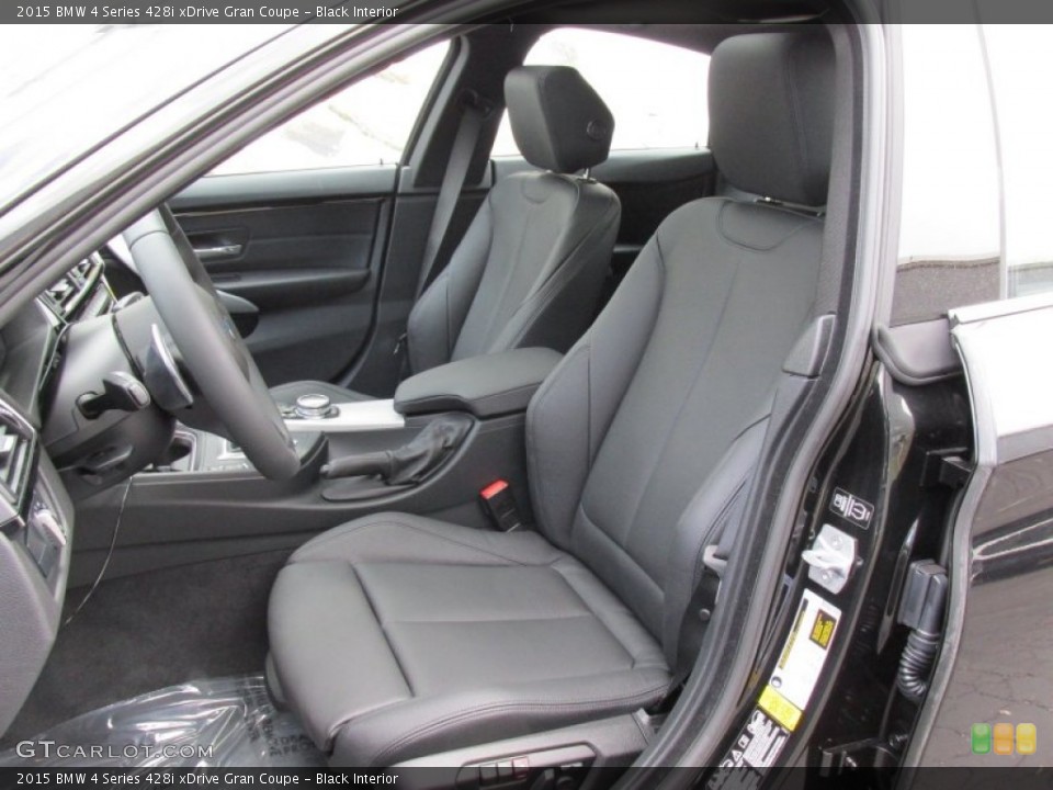 Black Interior Front Seat for the 2015 BMW 4 Series 428i xDrive Gran Coupe #95400380