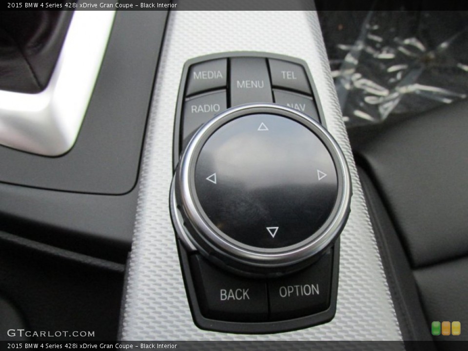 Black Interior Controls for the 2015 BMW 4 Series 428i xDrive Gran Coupe #95400491