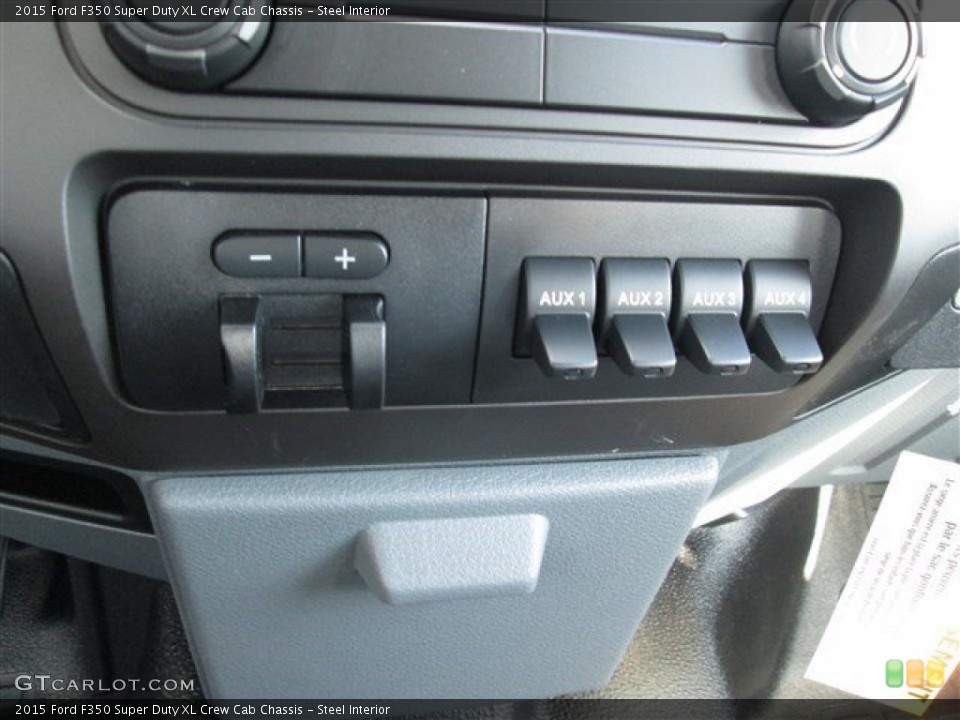 Steel Interior Controls for the 2015 Ford F350 Super Duty XL Crew Cab Chassis #95402161
