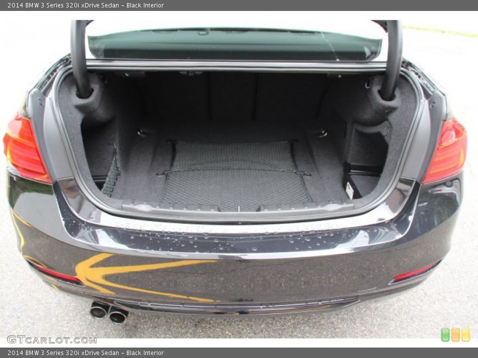 Black Interior Trunk for the 2014 BMW 3 Series 320i xDrive Sedan #95404508