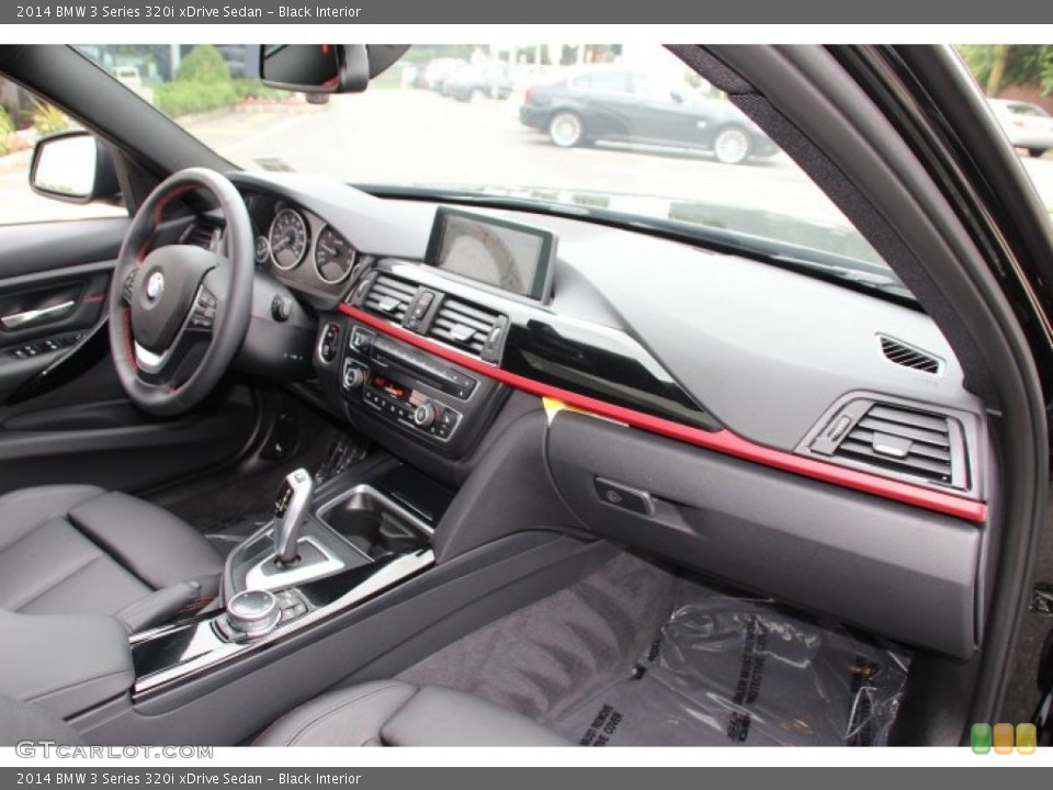Black Interior Dashboard for the 2014 BMW 3 Series 320i xDrive Sedan #95404592