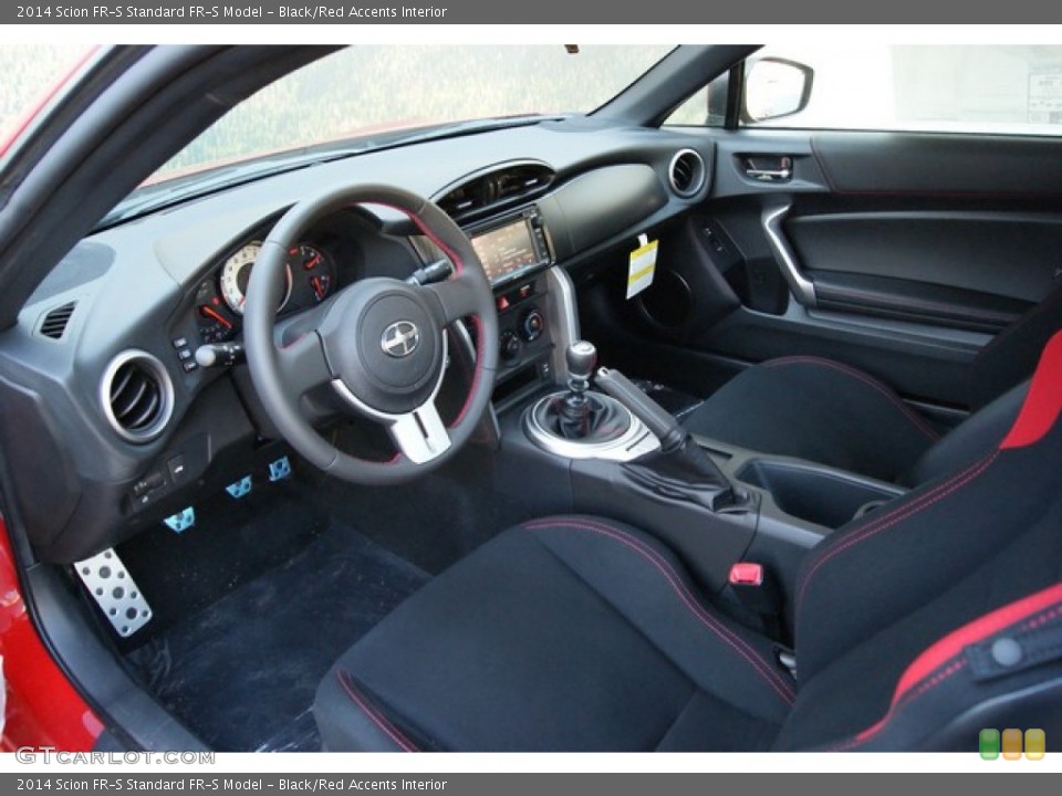 Black/Red Accents Interior Prime Interior for the 2014 Scion FR-S  #95404736