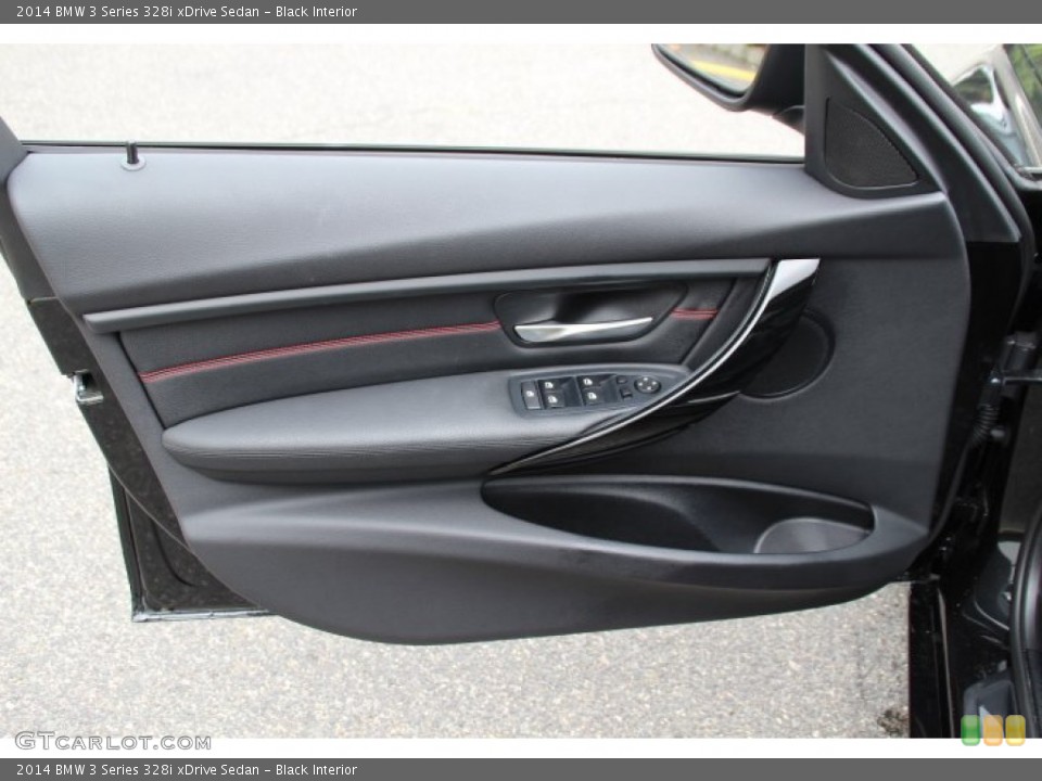 Black Interior Door Panel for the 2014 BMW 3 Series 328i xDrive Sedan #95404890