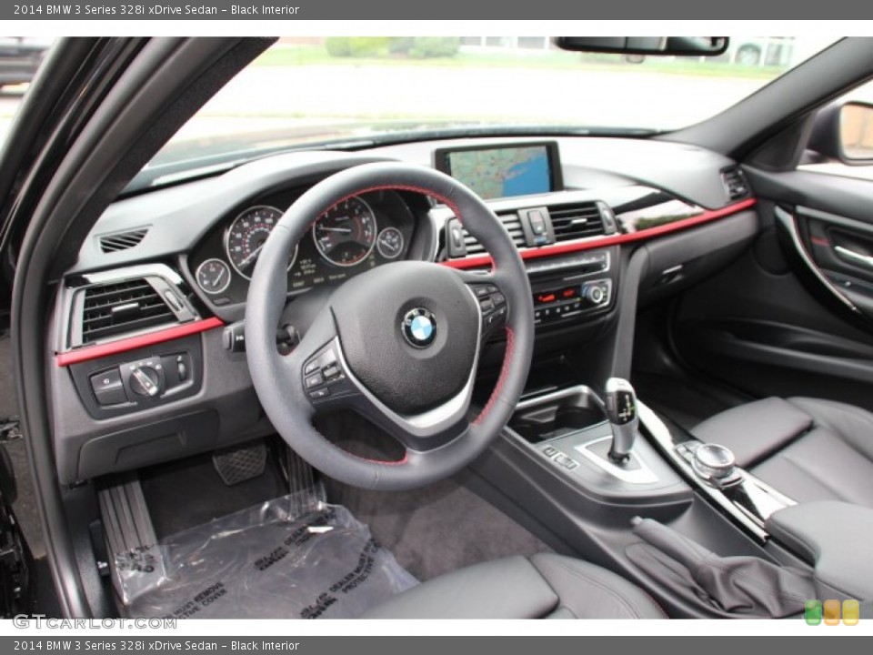 Black Interior Photo for the 2014 BMW 3 Series 328i xDrive Sedan #95404907