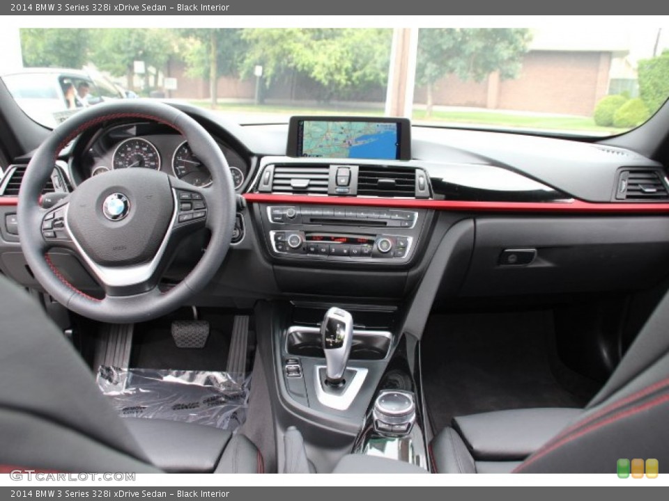 Black Interior Dashboard for the 2014 BMW 3 Series 328i xDrive Sedan #95404973