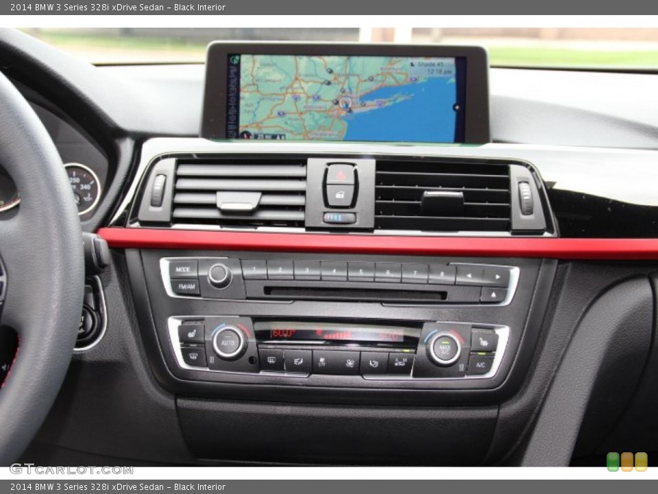 Black Interior Controls for the 2014 BMW 3 Series 328i xDrive Sedan #95404995