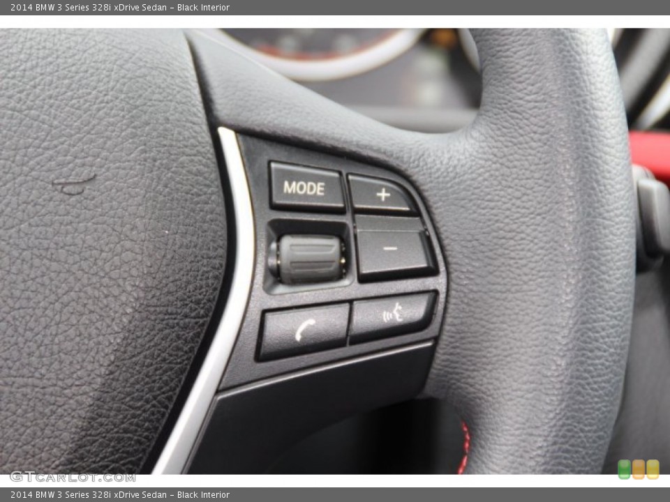 Black Interior Controls for the 2014 BMW 3 Series 328i xDrive Sedan #95405069