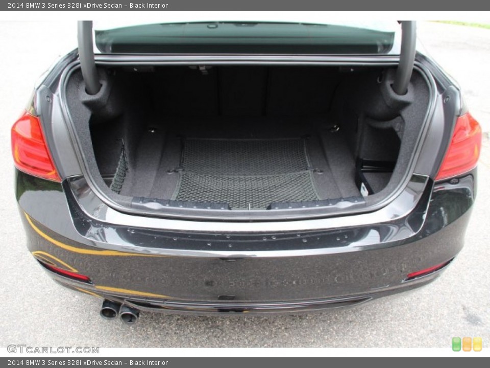 Black Interior Trunk for the 2014 BMW 3 Series 328i xDrive Sedan #95405107