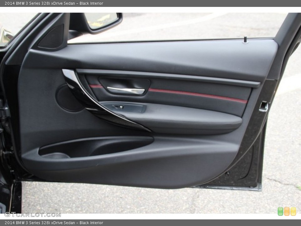 Black Interior Door Panel for the 2014 BMW 3 Series 328i xDrive Sedan #95405174