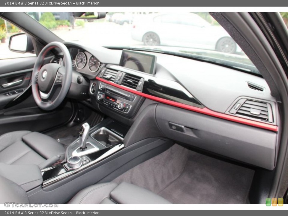 Black Interior Dashboard for the 2014 BMW 3 Series 328i xDrive Sedan #95405190