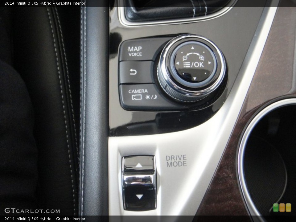 Graphite Interior Controls for the 2014 Infiniti Q 50S Hybrid #95408384