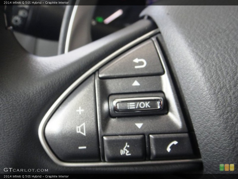 Graphite Interior Controls for the 2014 Infiniti Q 50S Hybrid #95408447