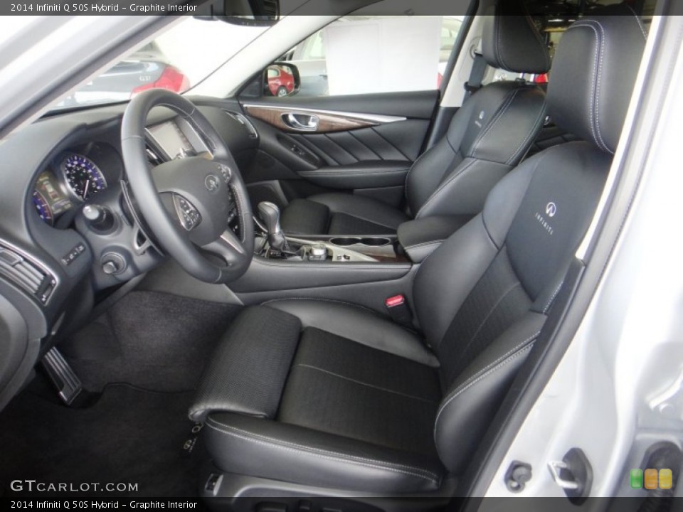 Graphite Interior Front Seat for the 2014 Infiniti Q 50S Hybrid #95408492