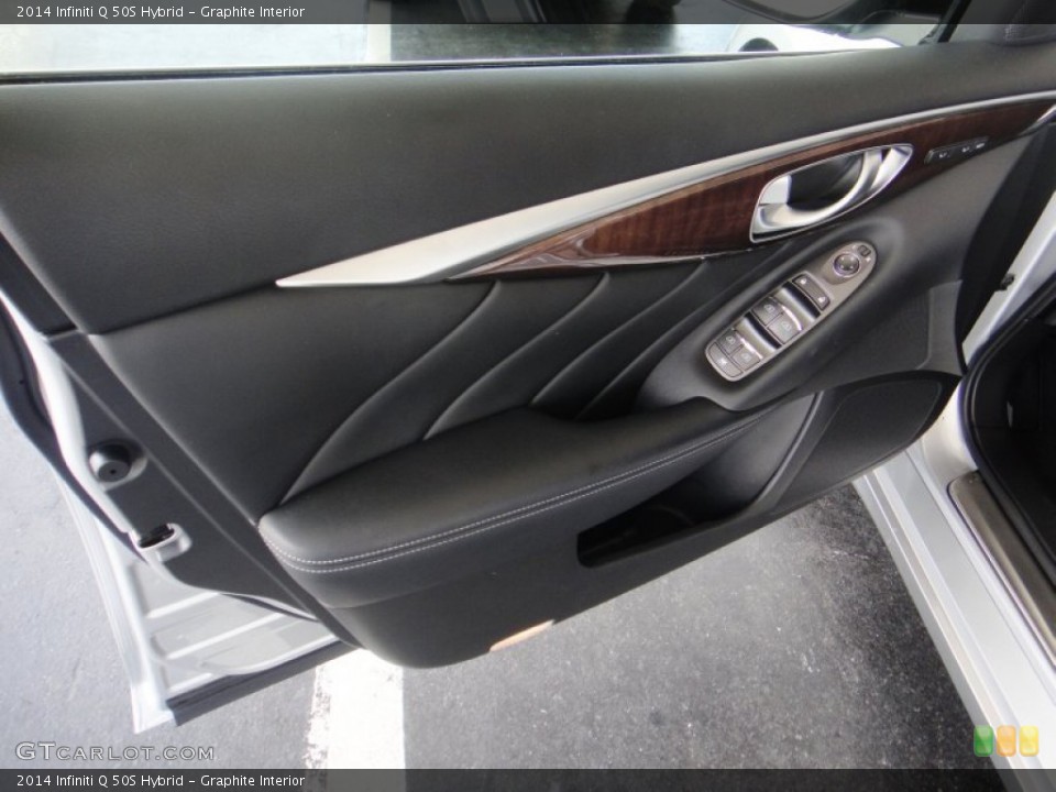 Graphite Interior Door Panel for the 2014 Infiniti Q 50S Hybrid #95408507