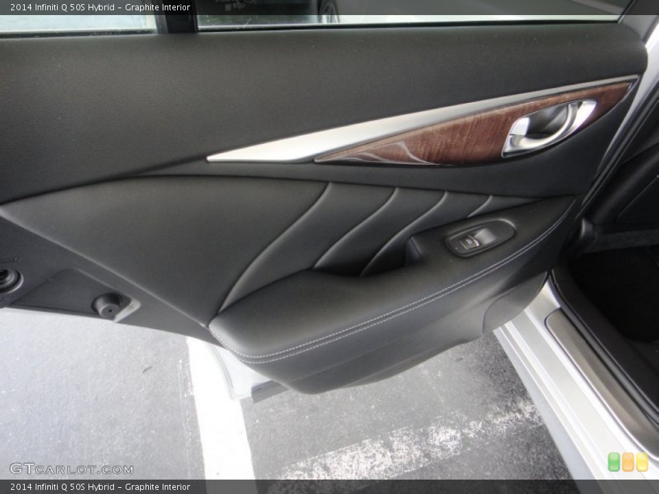 Graphite Interior Door Panel for the 2014 Infiniti Q 50S Hybrid #95408550