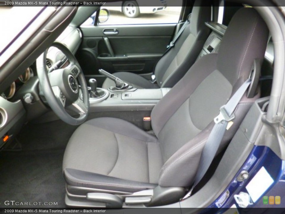 Black Interior Photo for the 2009 Mazda MX-5 Miata Touring Roadster #95409041