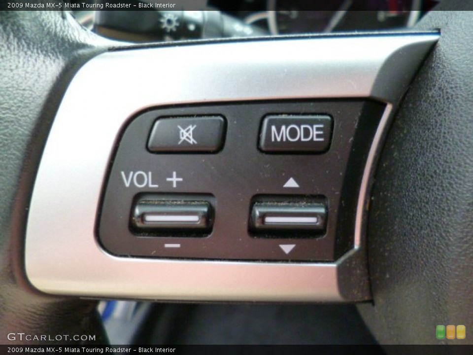 Black Interior Controls for the 2009 Mazda MX-5 Miata Touring Roadster #95409110