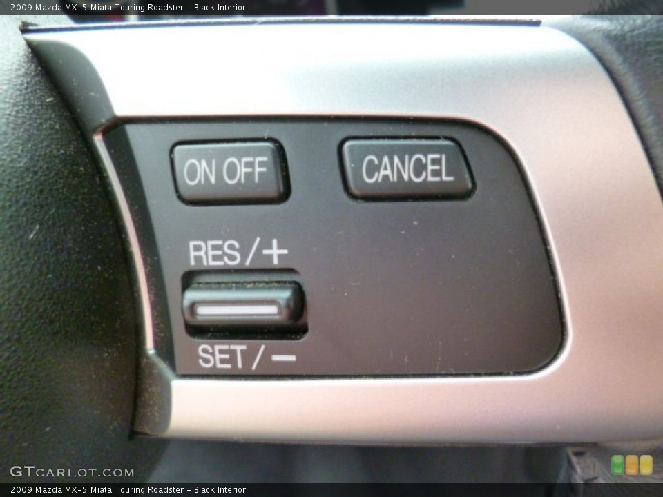 Black Interior Controls for the 2009 Mazda MX-5 Miata Touring Roadster #95409131
