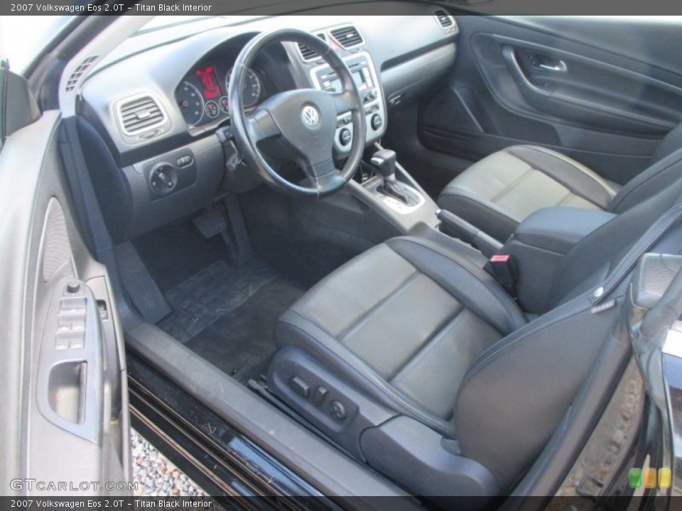 Titan Black Interior Photo for the 2007 Volkswagen Eos 2.0T #95411981