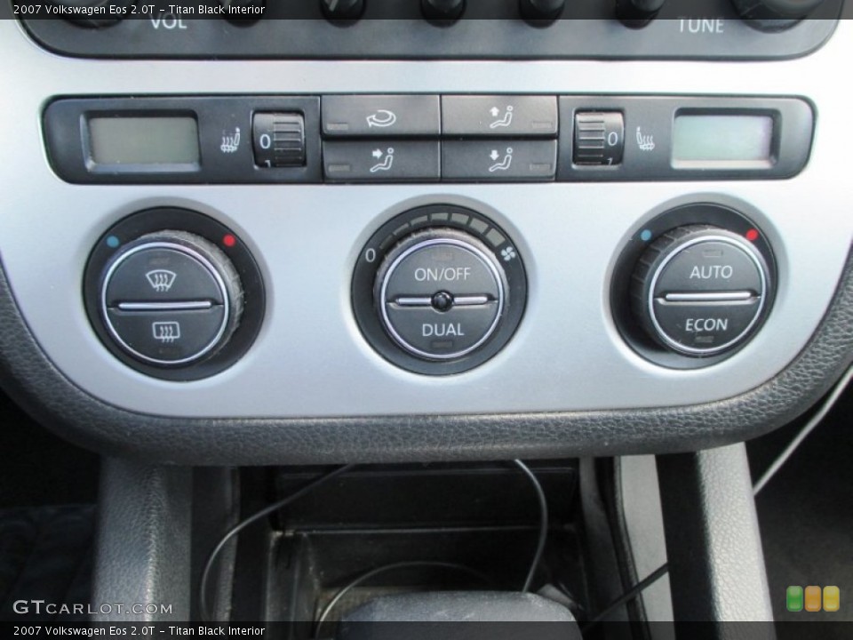 Titan Black Interior Controls for the 2007 Volkswagen Eos 2.0T #95412067