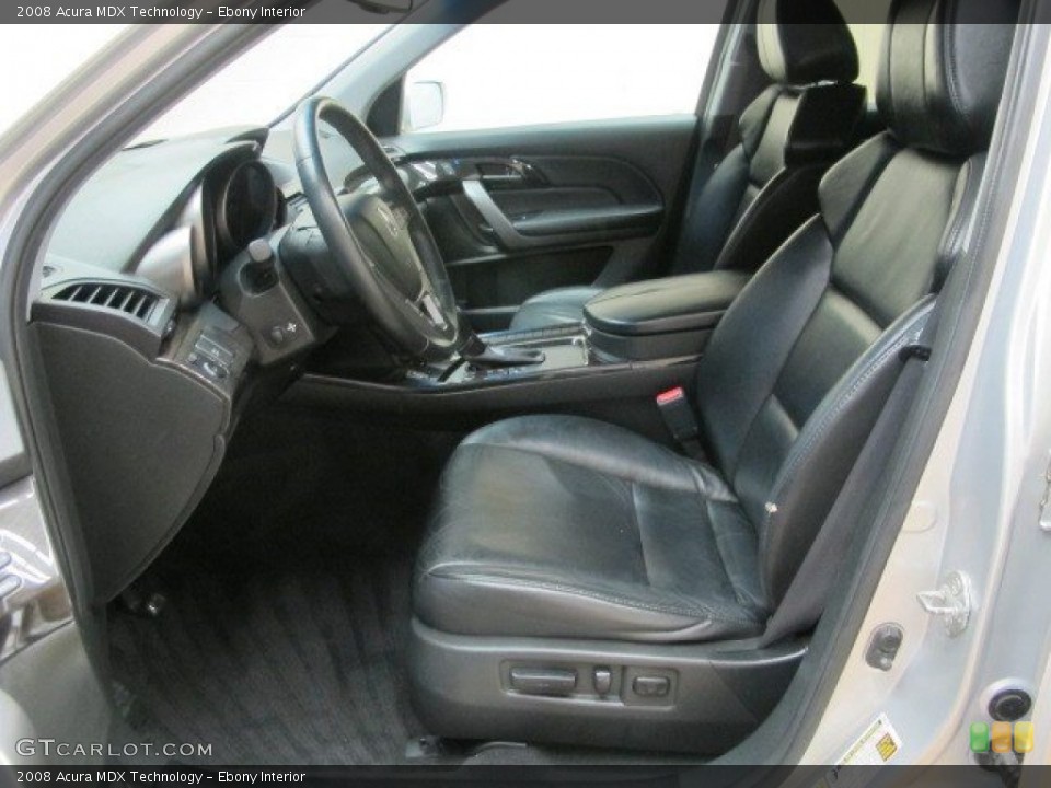 Ebony Interior Photo for the 2008 Acura MDX Technology #95421247
