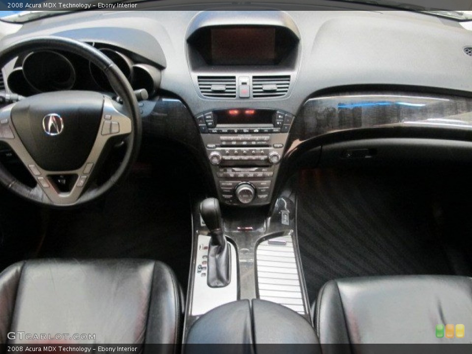 Ebony Interior Dashboard for the 2008 Acura MDX Technology #95421384