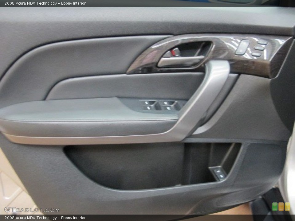 Ebony Interior Door Panel for the 2008 Acura MDX Technology #95421597