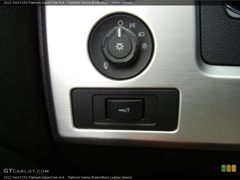 Platinum Sienna Brown/Black Leather Interior Controls for the 2012 Ford F150 Platinum SuperCrew 4x4 #95421869