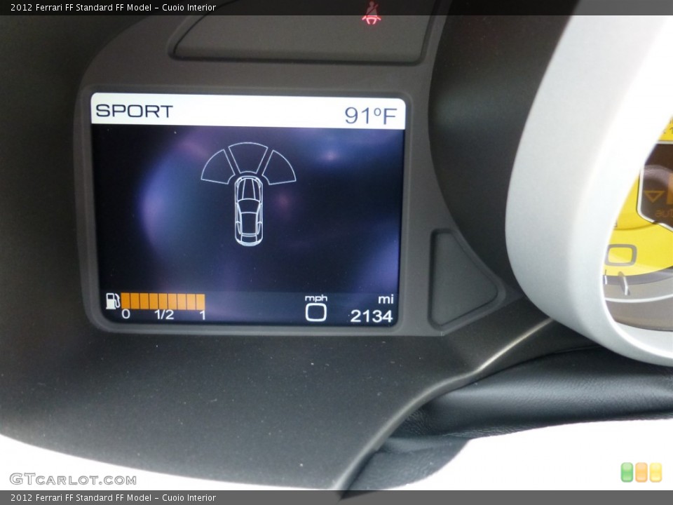 Cuoio Interior Controls for the 2012 Ferrari FF  #95422452