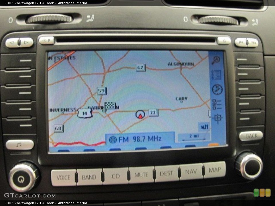 Anthracite Interior Navigation for the 2007 Volkswagen GTI 4 Door #95423046