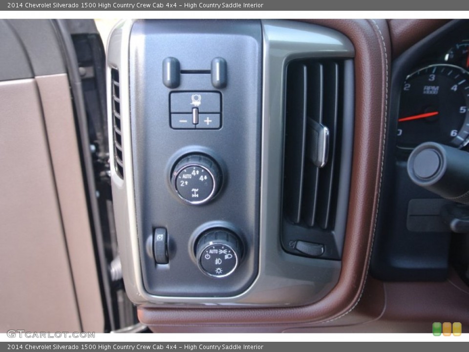 High Country Saddle Interior Controls for the 2014 Chevrolet Silverado 1500 High Country Crew Cab 4x4 #95425194