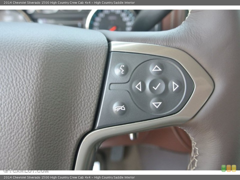 High Country Saddle Interior Controls for the 2014 Chevrolet Silverado 1500 High Country Crew Cab 4x4 #95425218